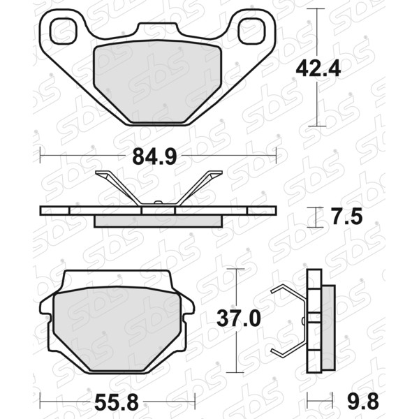 692 pastiglie freno RSI