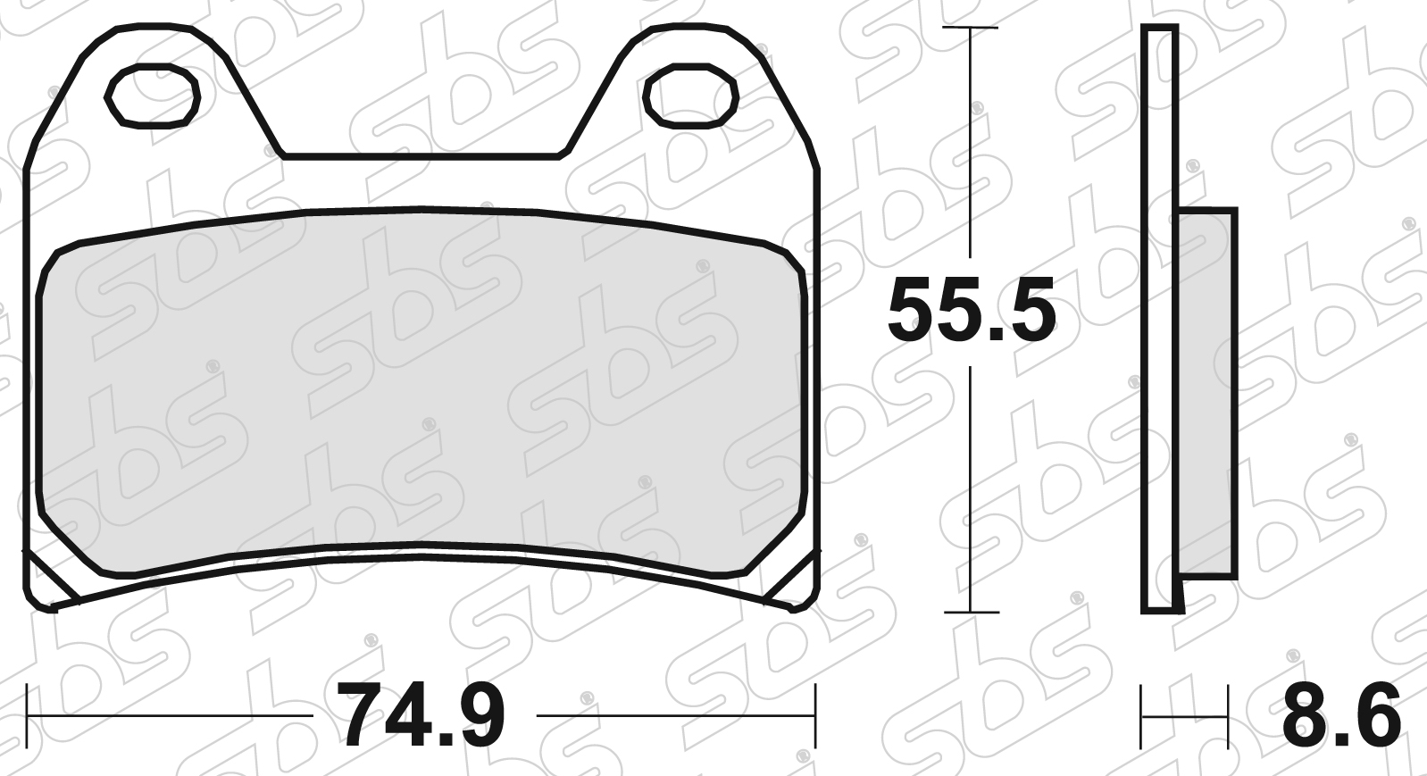 Pastiglie freno 706 SP