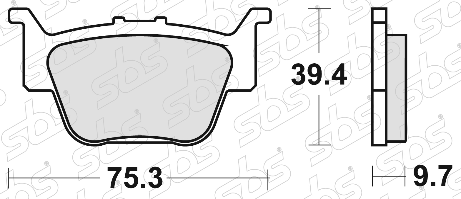 813 pastiglie freno SI