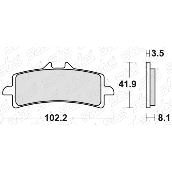 Pastiglie freno 841 SP