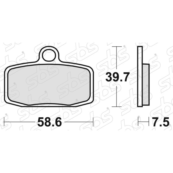 885 Pastiglie freno RSI