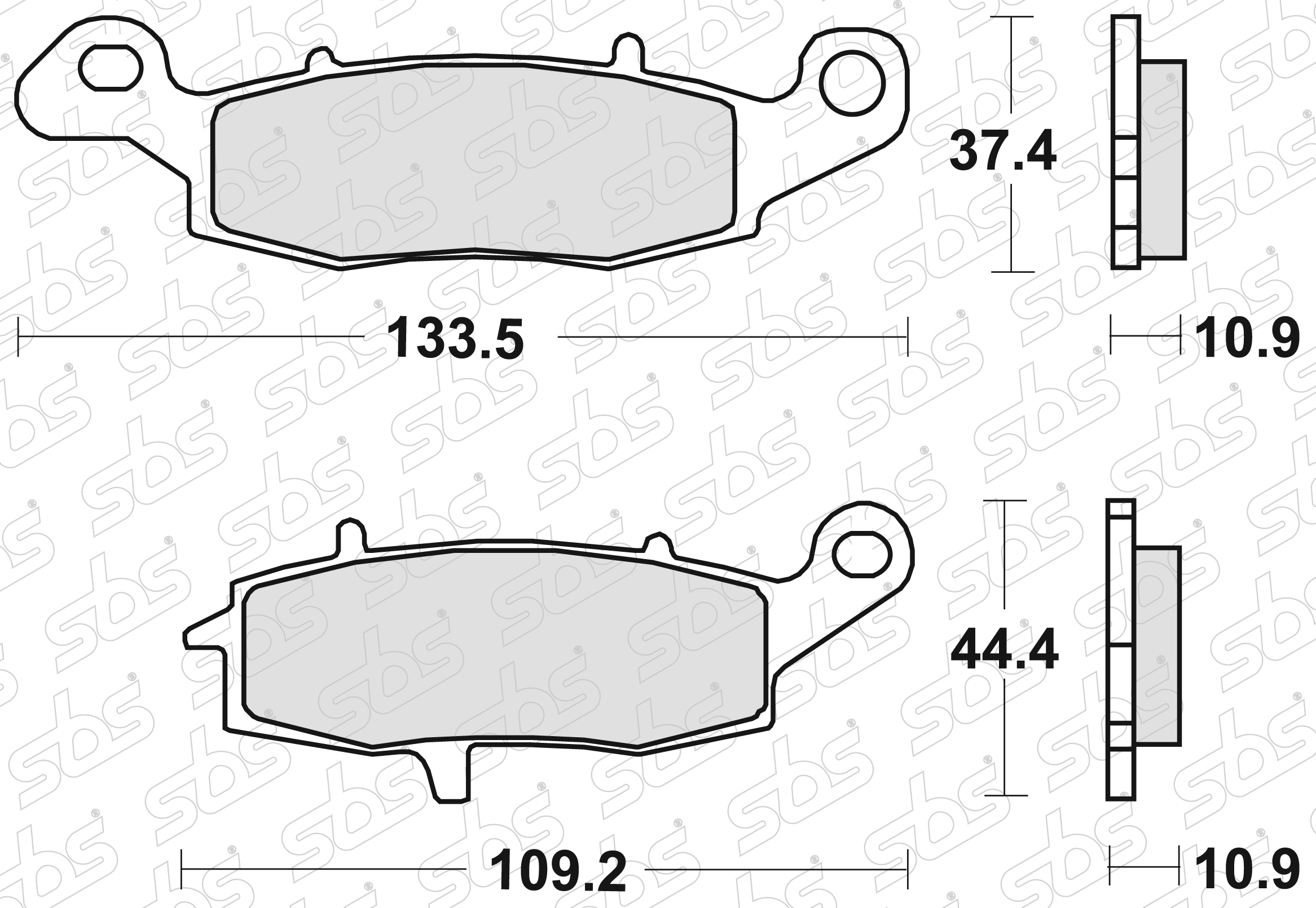 Pastiglie freno 886 LS