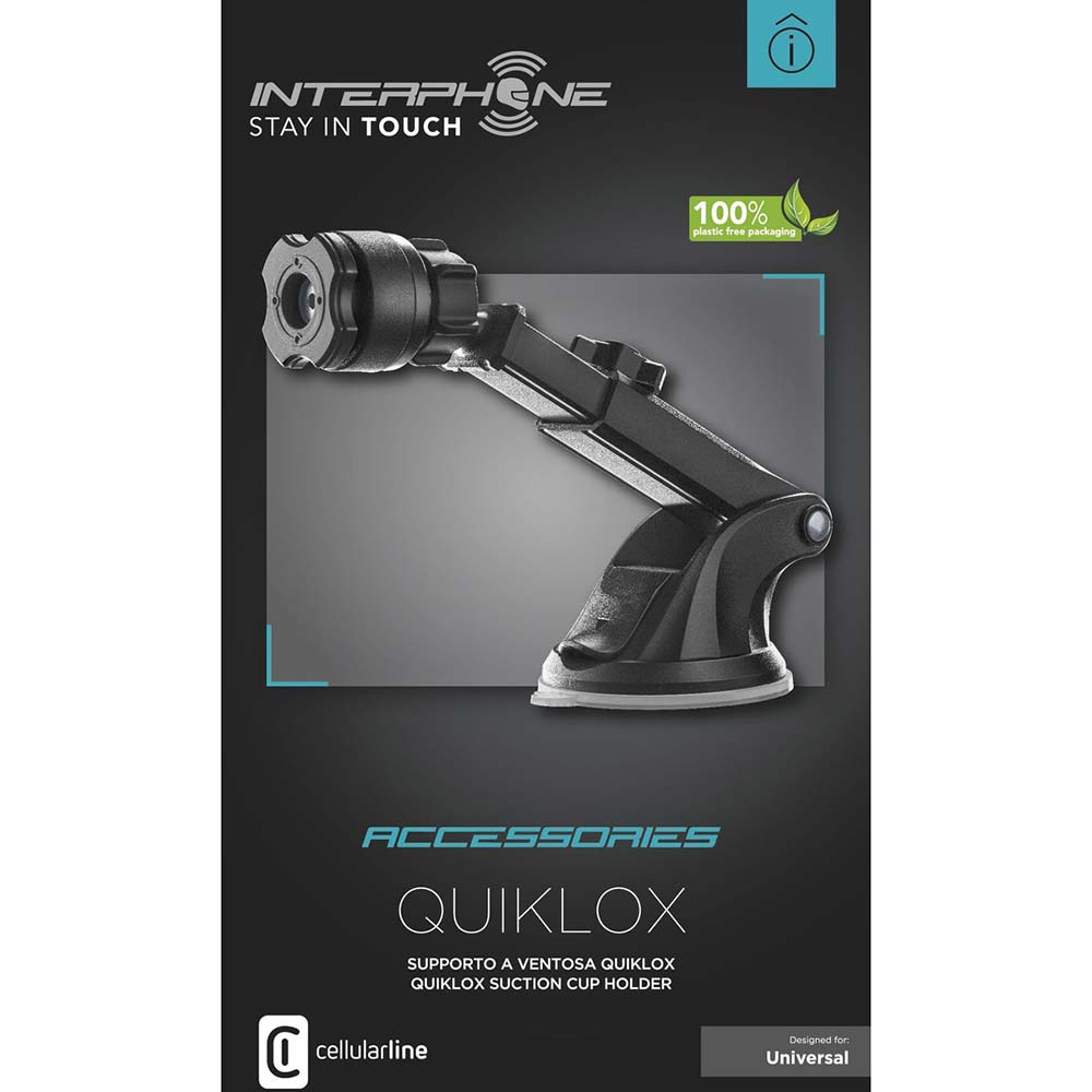 Supporto a ventosa Quiklox per auto