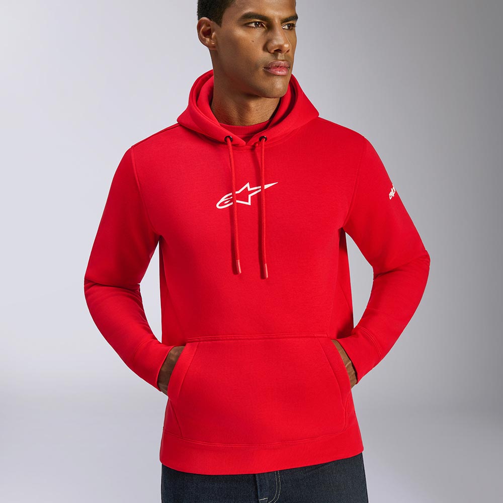 Felpa con cappuccio anteriore