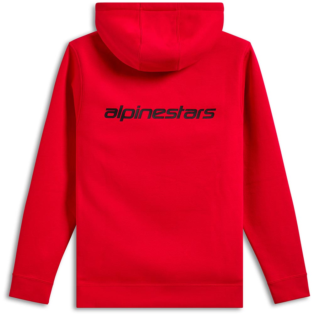 Felpa con cappuccio con zip trasversale