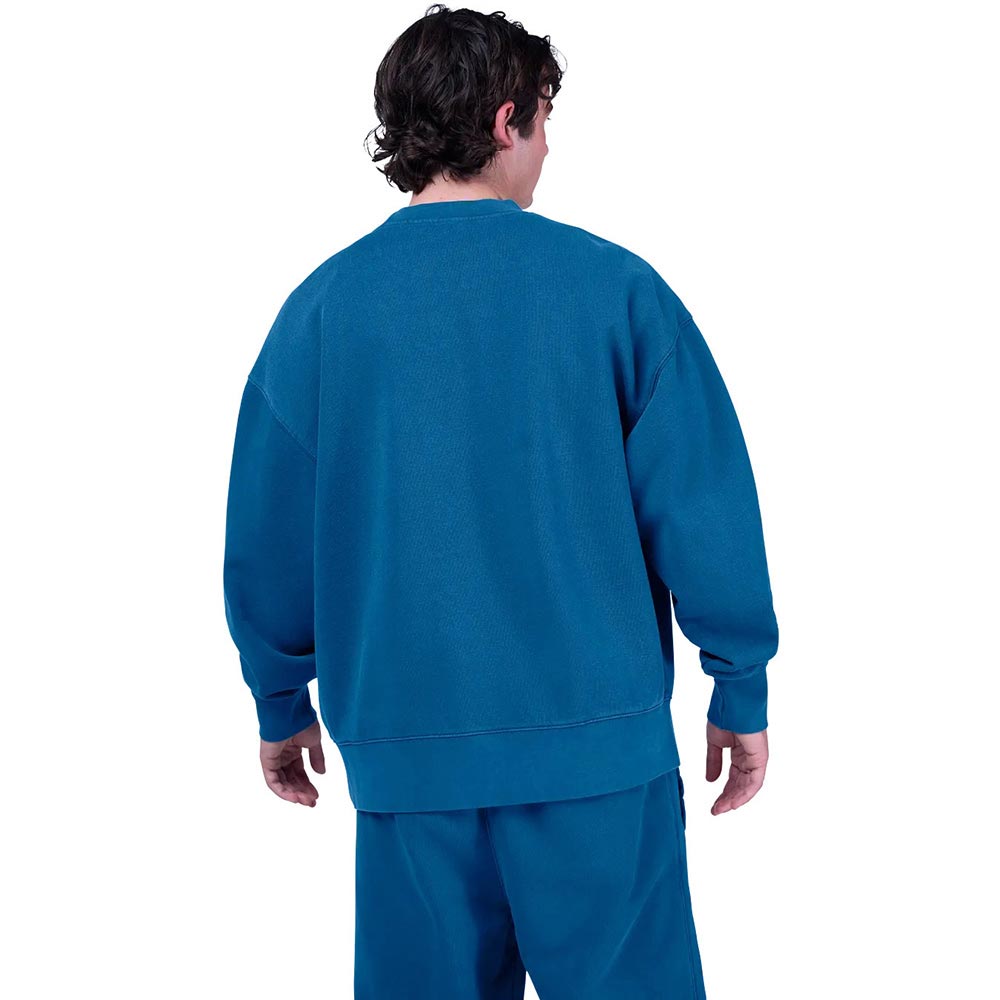 Felpa girocollo in pile pesante Wordmark