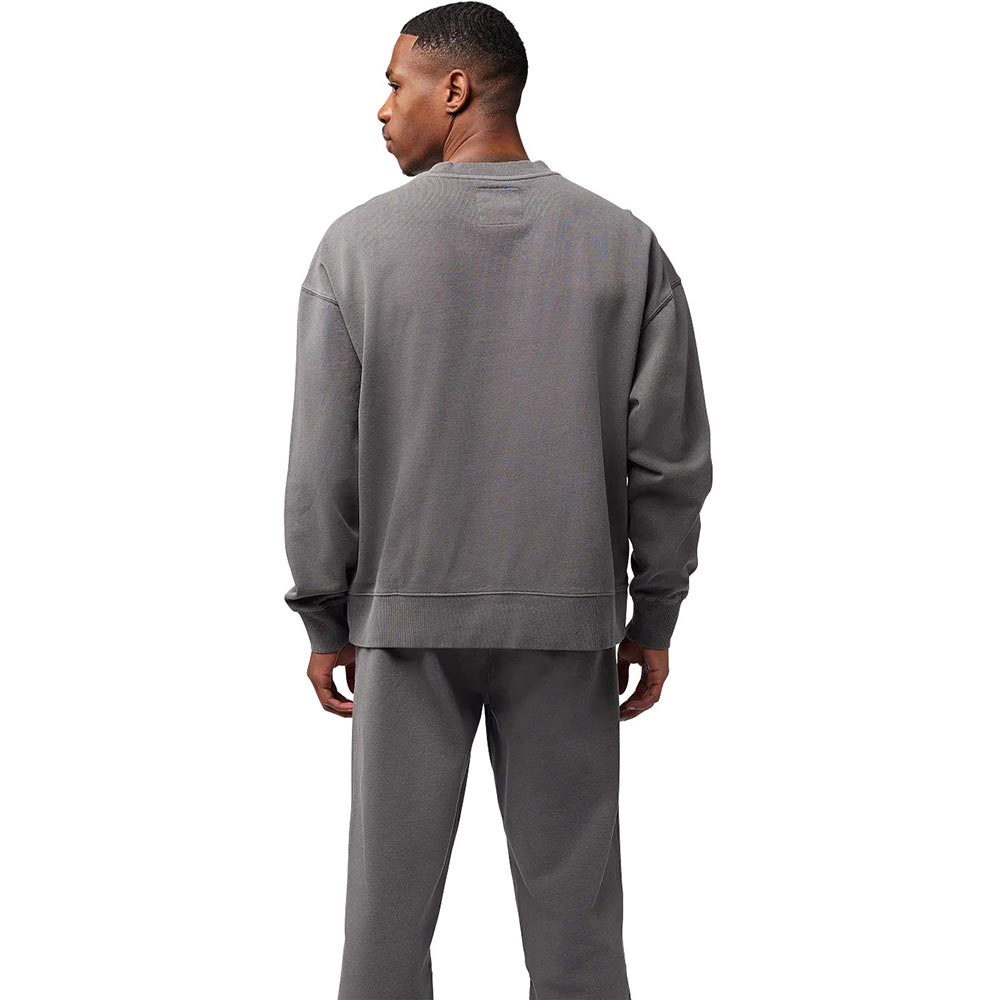 Felpa girocollo in pile pesante Wordmark