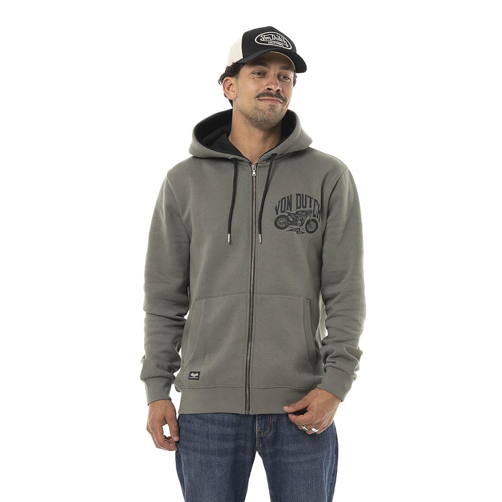 Felpa con cappuccio e zip Free