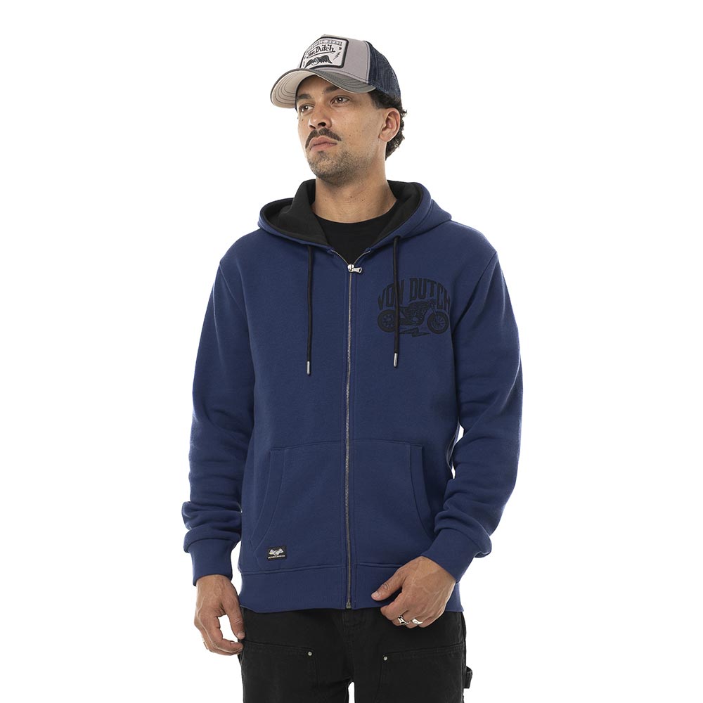 Felpa con cappuccio e zip Free