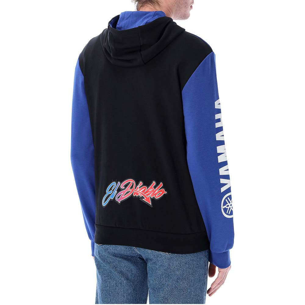 Felpa con cappuccio Dual FQ20 Yamaha Orizontal Cut con zip