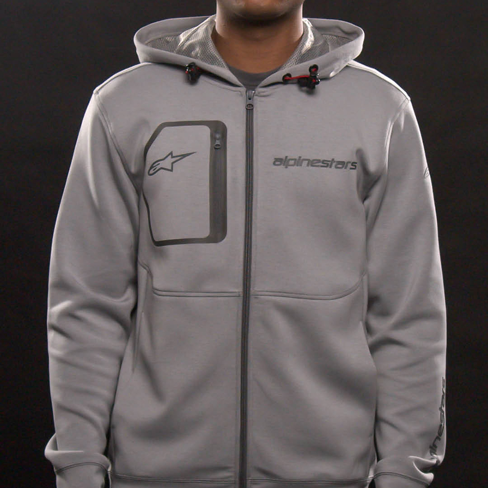 Felpa con zip Convex Tech