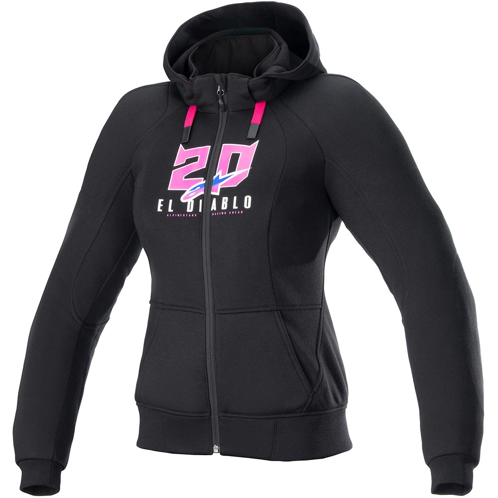 Felpa con zip Chrome Sport donna Fabio Quartararo