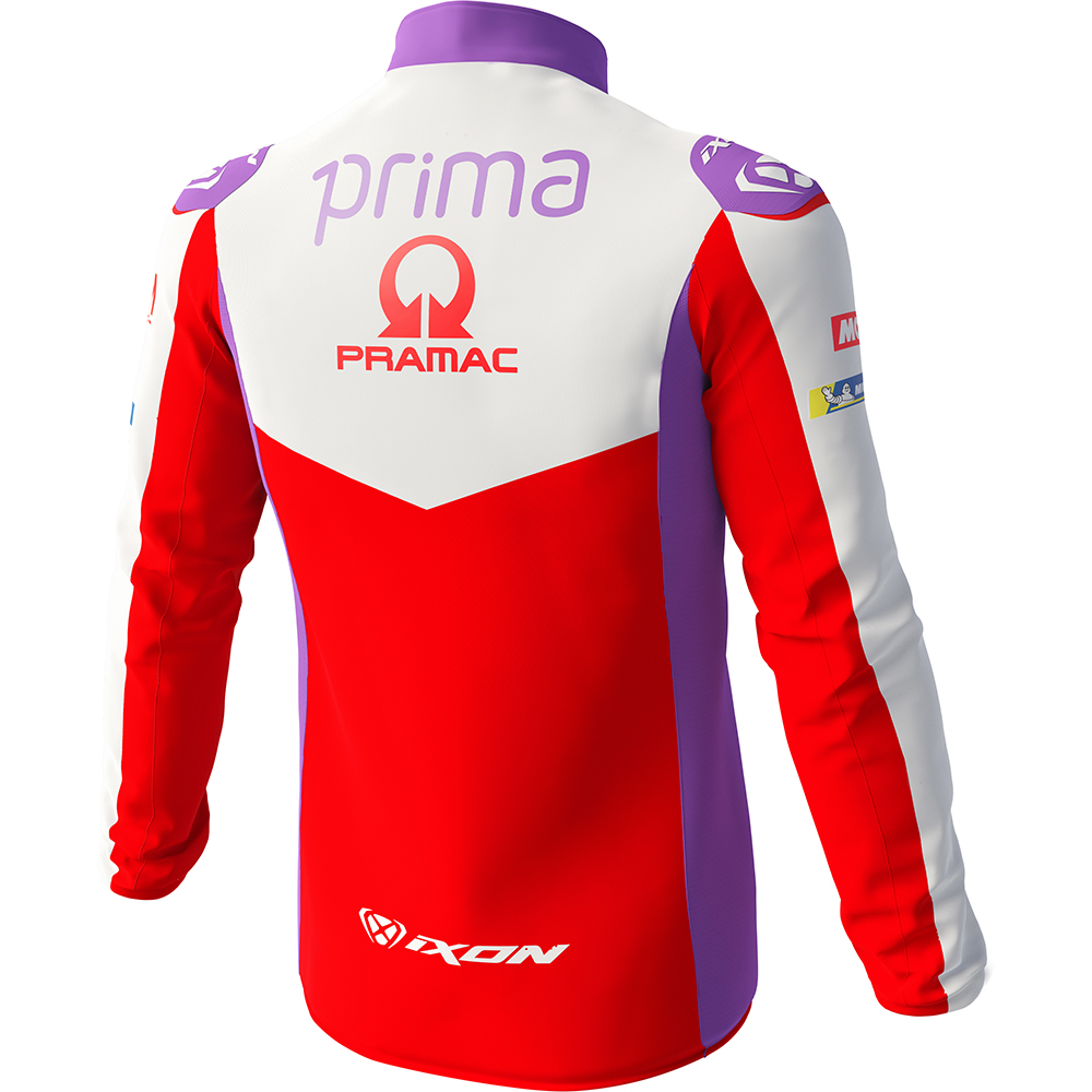 Felpa con zip Pramac 23