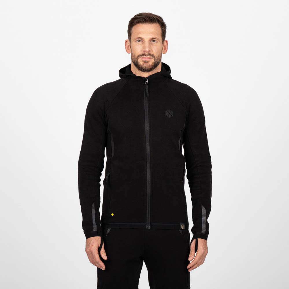 Felpa con zip Shield