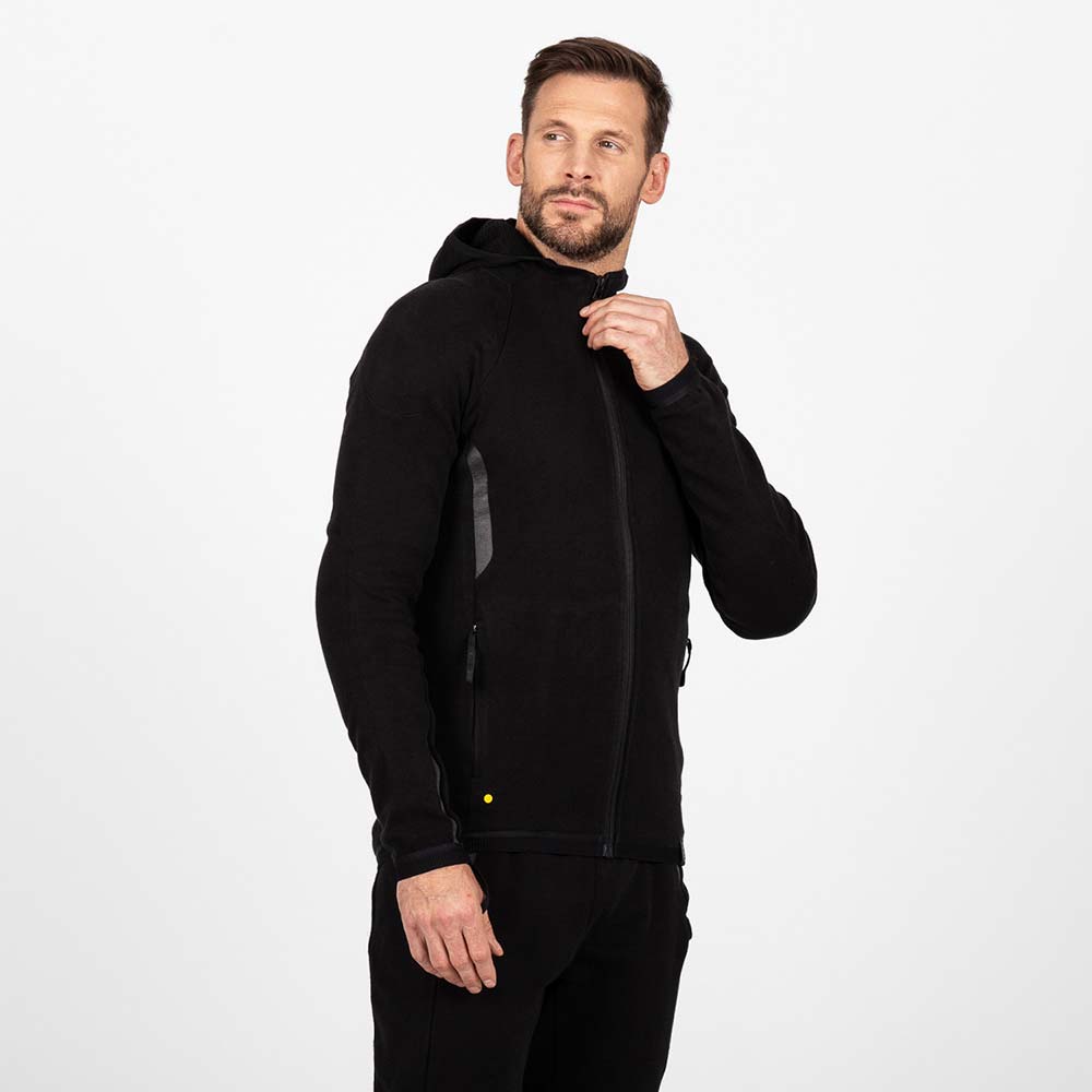 Felpa con zip Shield