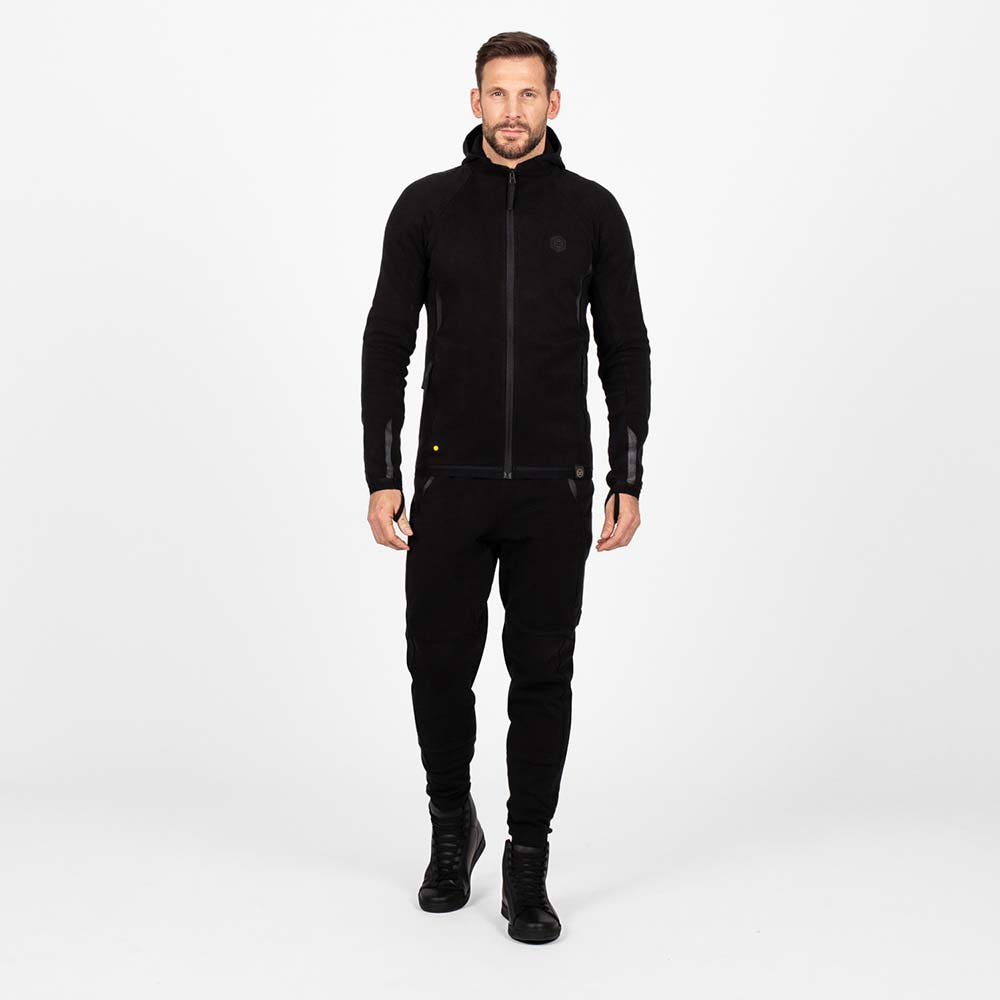 Felpa con zip Shield