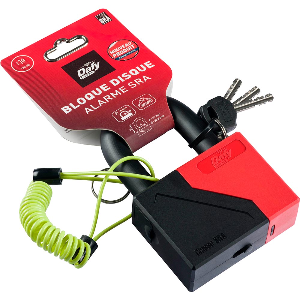 Mini antifurto U Krypt con allarme SRA