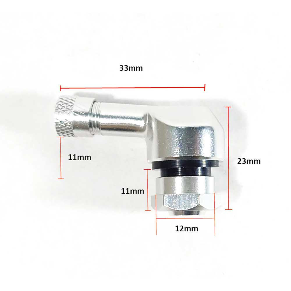 Valvola a gomito in alluminio 11,3 mm