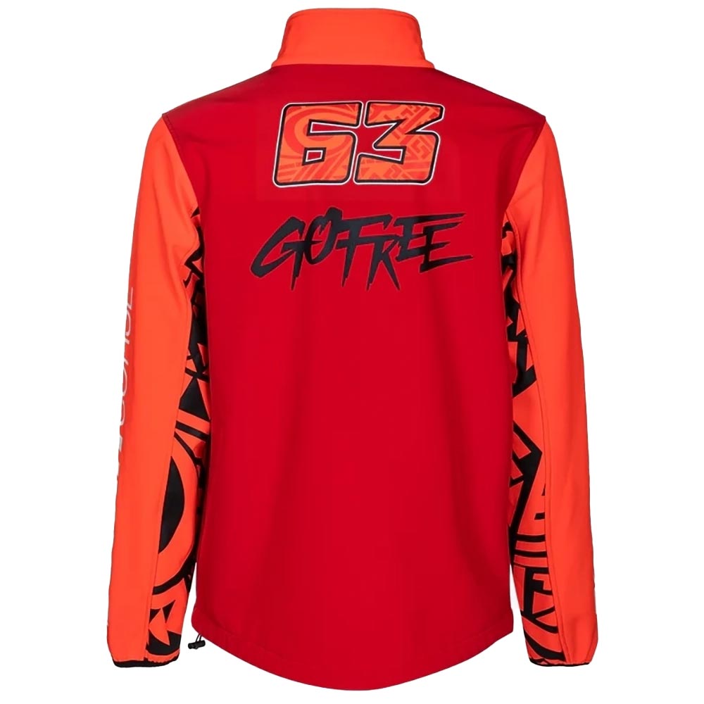 Giacca con zip Bagnaia Red