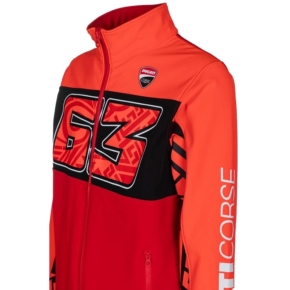 Giacca con zip Bagnaia Red