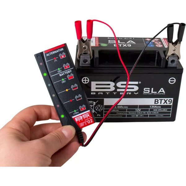 Tester per batteria e alternatore BT02