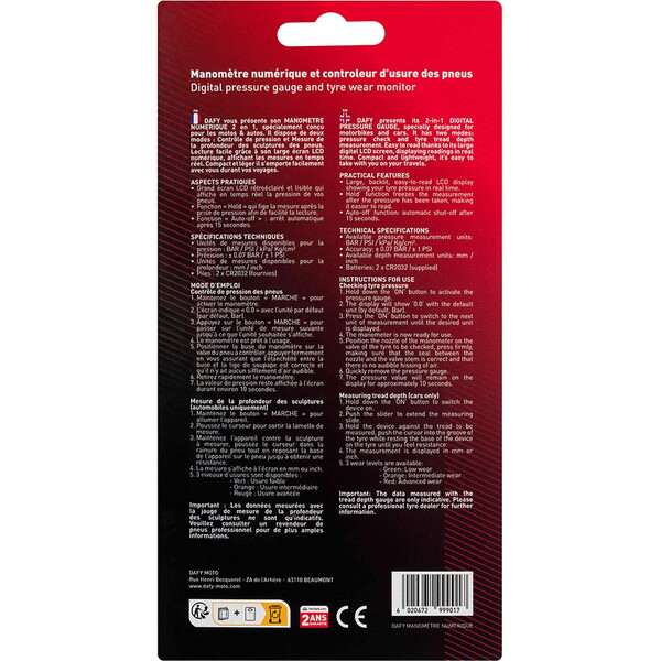 Manometro digitale 2 in 1