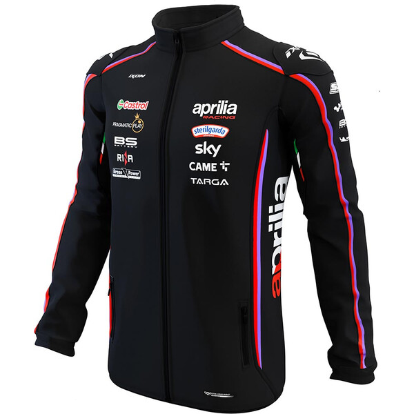 Giacca softshell 25 Aprilia con zip