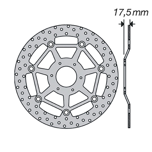 Disco freno FE.FL52505