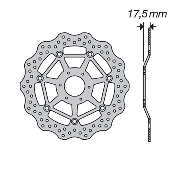 Disco freno FE.FL52505V