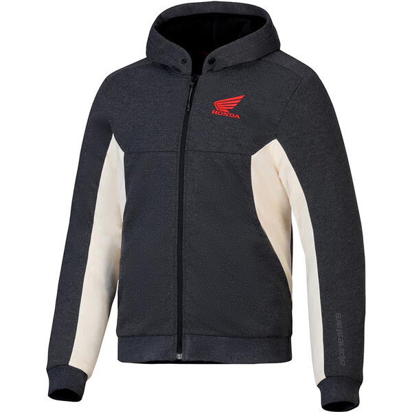 Felpa Chrome V3 Sport Honda con cappuccio e zip