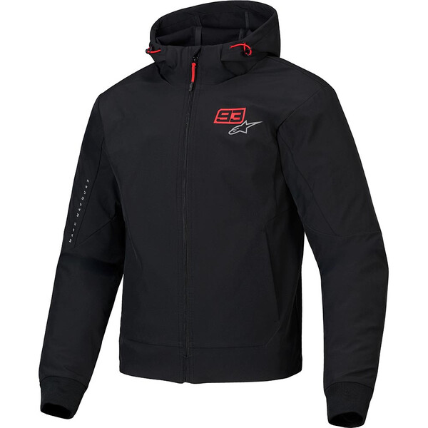 Felpa con cappuccio con zip Radium Tech MM93