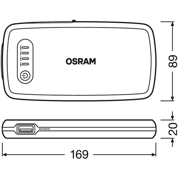 Booster di avviamento al litio OBSL200