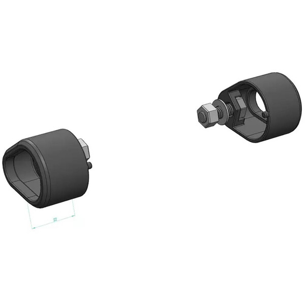 Adattatori da 22 mm per indicatori originali Yamaha