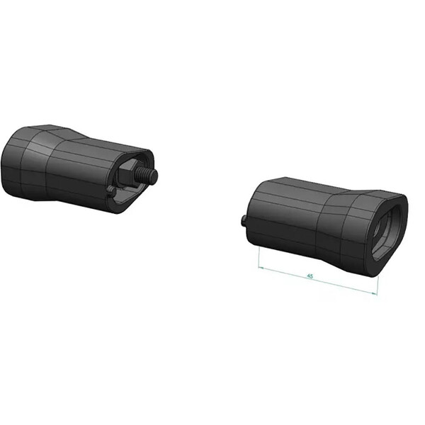 Adattatori da 45 mm per indicatori originali Honda