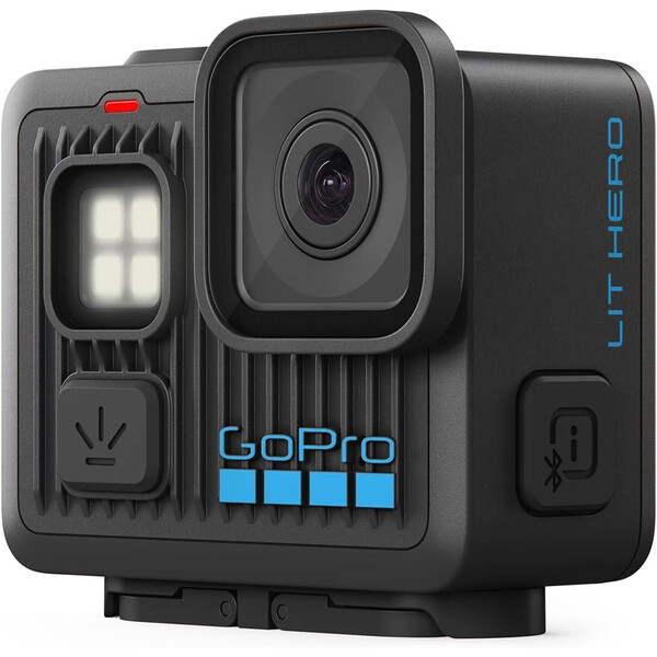 Fotocamera Hero illuminata