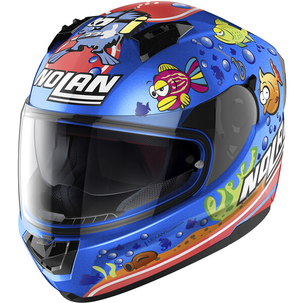 N60 6 Gemini Replica Marco Melandri Casco Acquario Nolan moto www.dafy moto casco integrale de moto