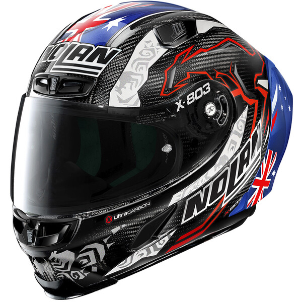 X-803 RS Ultra Carbon Replica Casco per il 10° anniversario di Casey Stoner