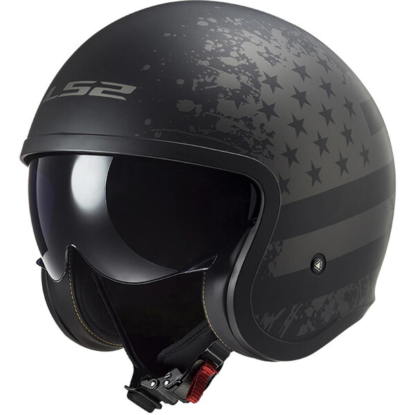 OF599 Casco Spitfire II Bandiera Nera