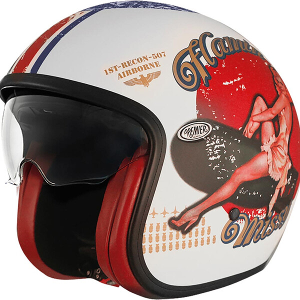 Casco da pinup vintage