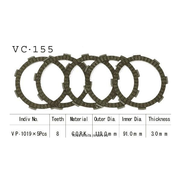 Rivestimenti frizione Cross VC155