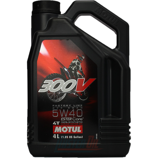 Olio 4T 300V Factory Line Off Road 5W40