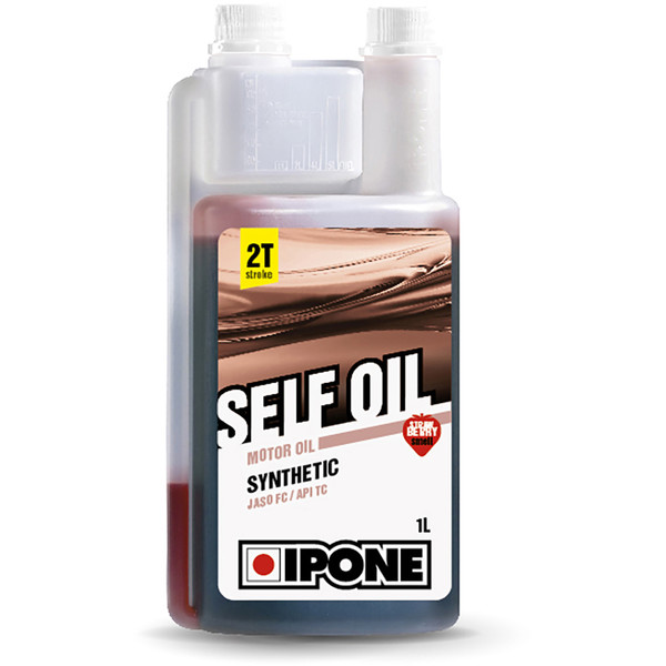 Olio motore sintetico Self Oil 1L fragola - moto 2 tempi