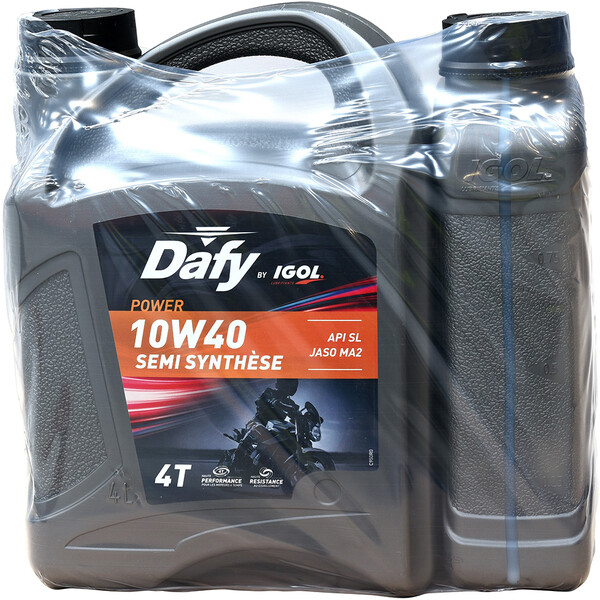 Olio semisintetico Power 4T 10W40 - 4L + 1L