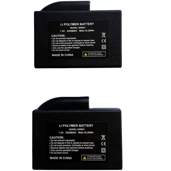Kit 2 batterie Guanti artici