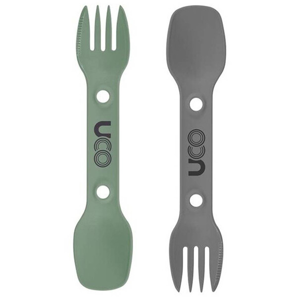 Set di 2 posate Spork 3 in 1