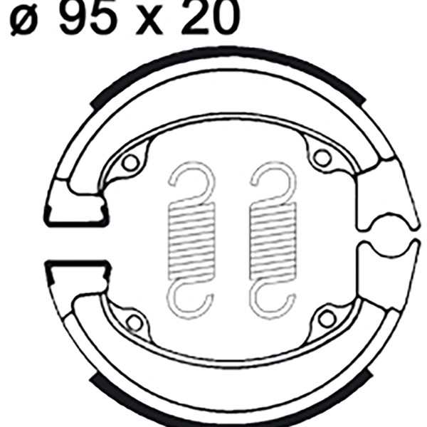 Ganasce freno LMS801