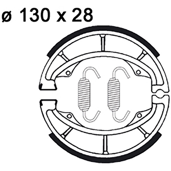 Ganasce freno LMS804