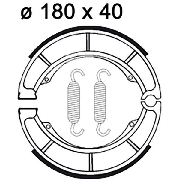 Ganasce freno LMS875