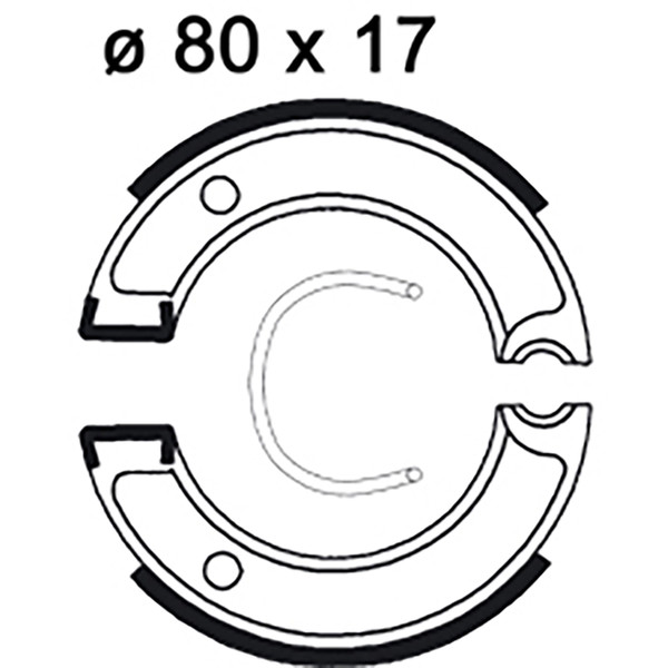 Ganasce freno LMS885