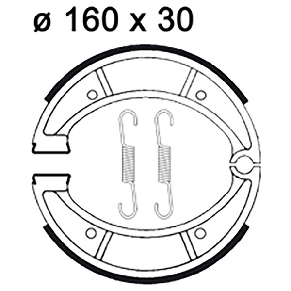 Ganasce freno LMS890